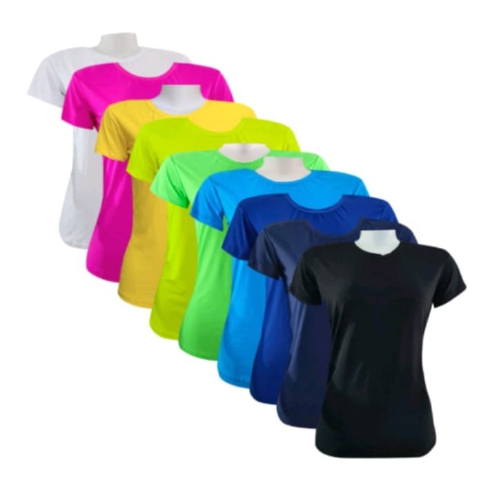 Blusa/Camisa Dry Fit 100% Poliamida Feminina  Corrida Academia Fitness.