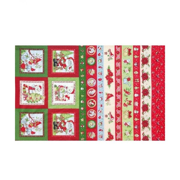 tecido natal tricoline Patchwork almofada, jogo americano, cozinha