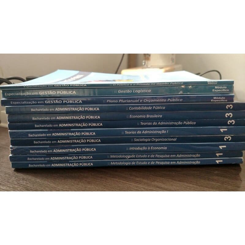 Livros de gestão e administração publica antigos
