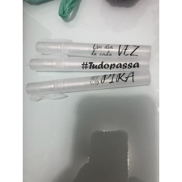 Tubinho Spray com frases