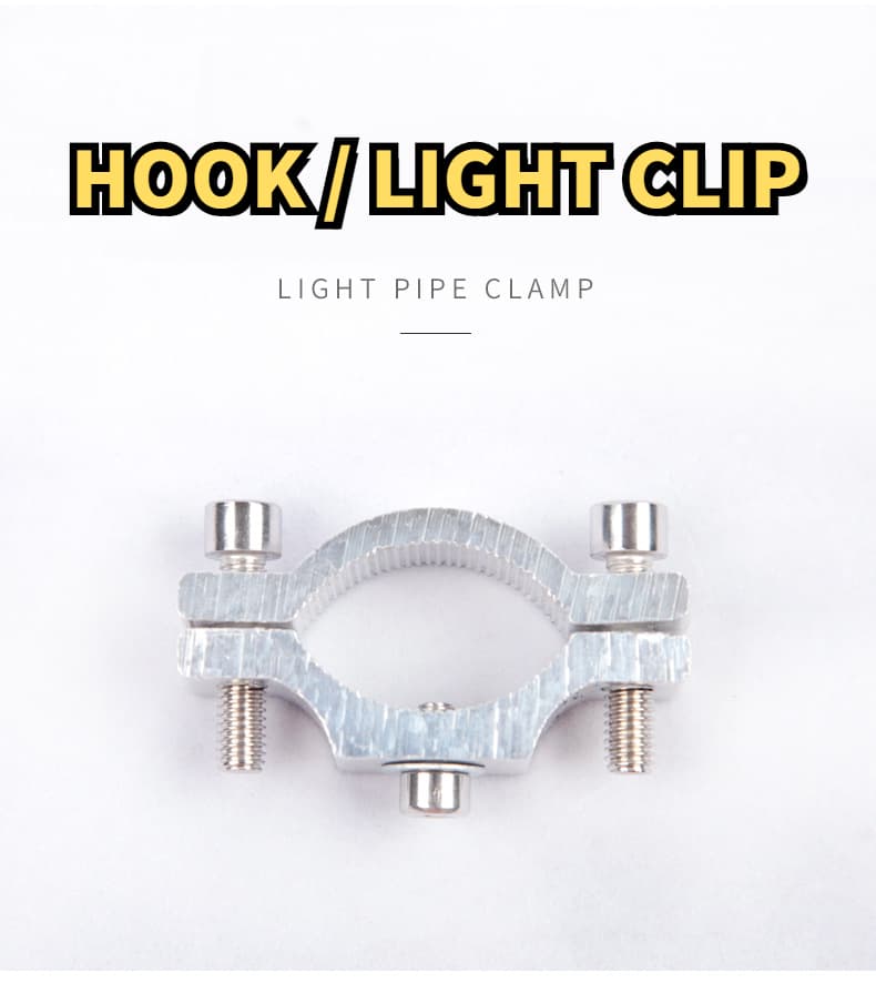 Motocicleta Led Luminária Suporte De Luz Da Bicicleta Clipe Torneira Garfo Dianteiro Tubo Pára-Choques