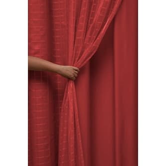 Cortina De Voil Com Forro Semi Blackout 8,00x2,50 Sala E Quarto Corta Luz