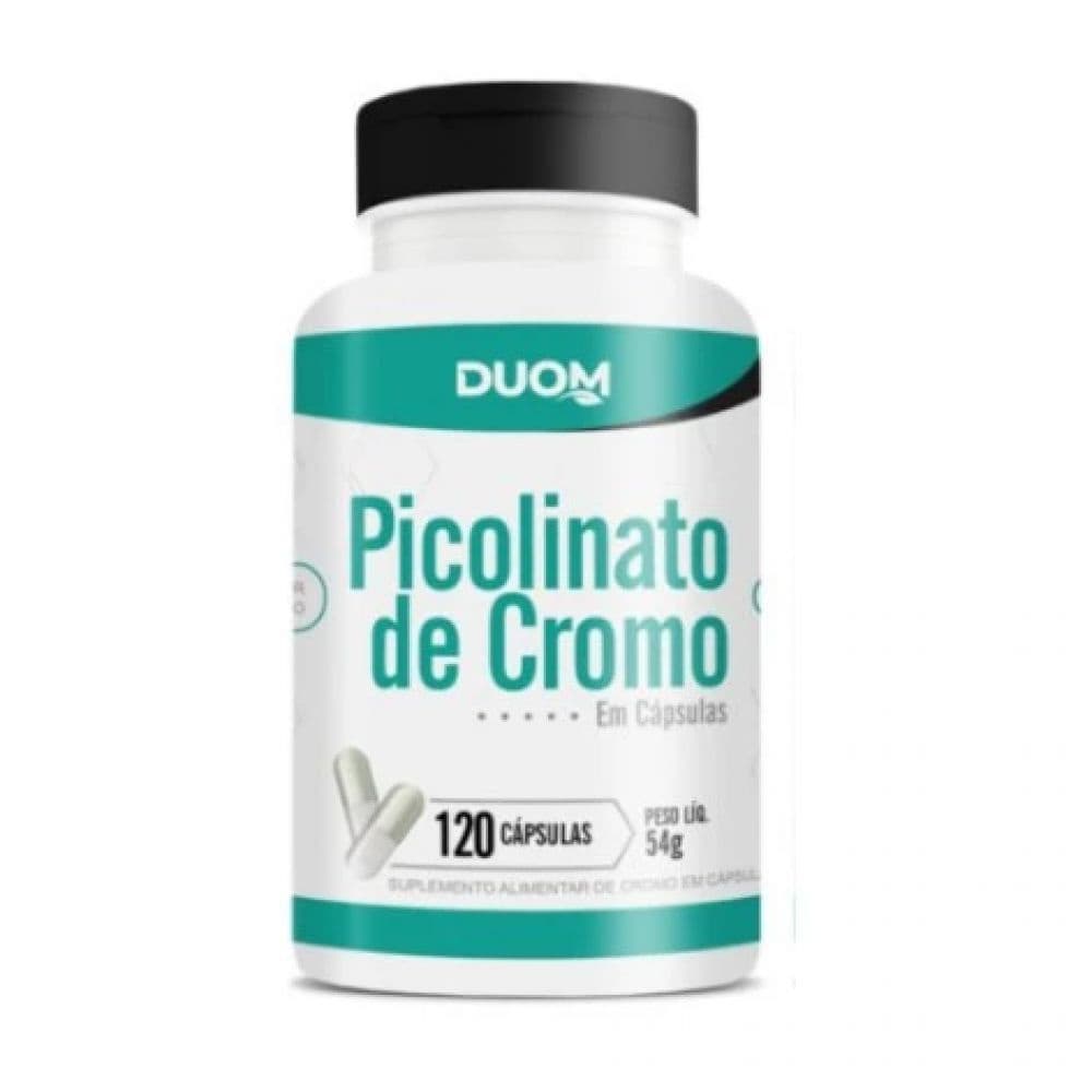 Picolinato de Cromo 240 Mcg Por Cápsula - 120 Cáps