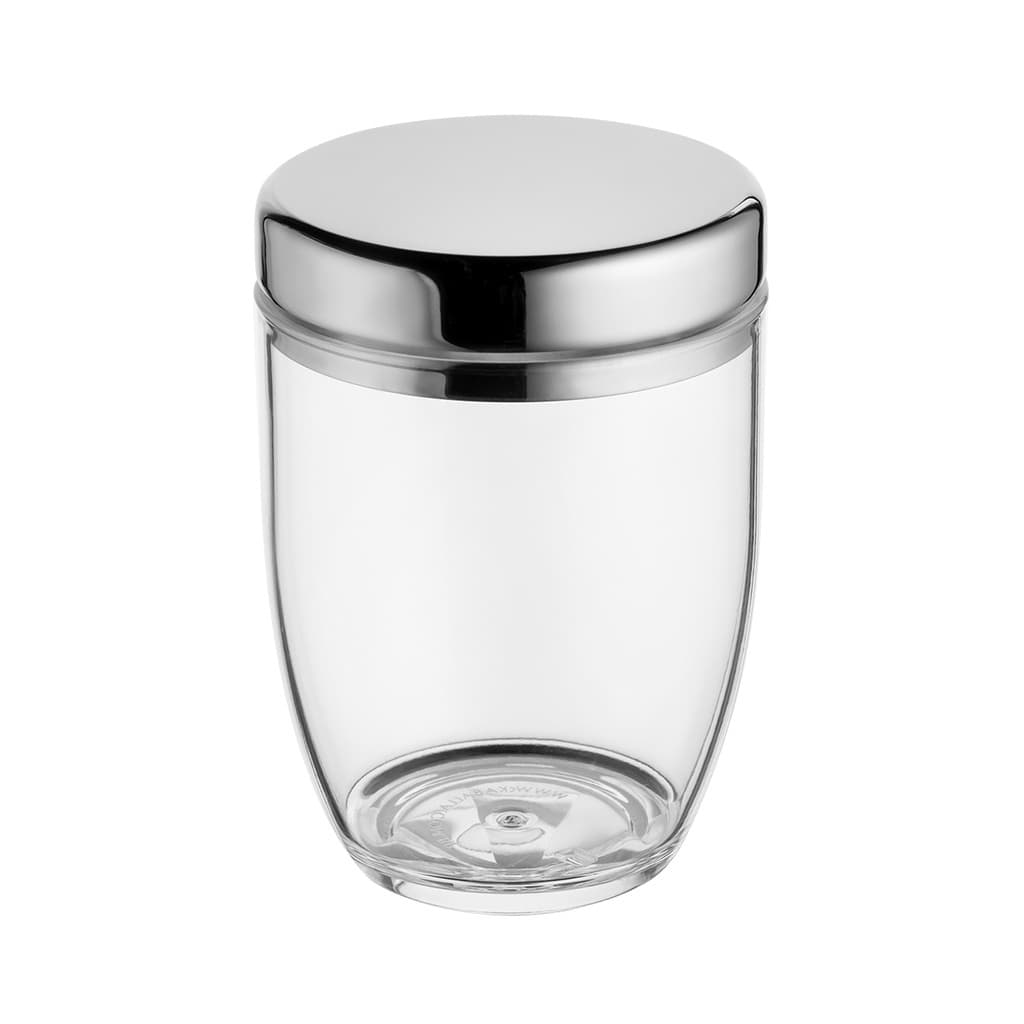 Pote Aço Inox Multiuso Com Tampa Inox Vision 300 ml Forma