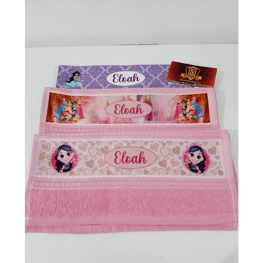 Toalha lavabo personalizada 1 unidade