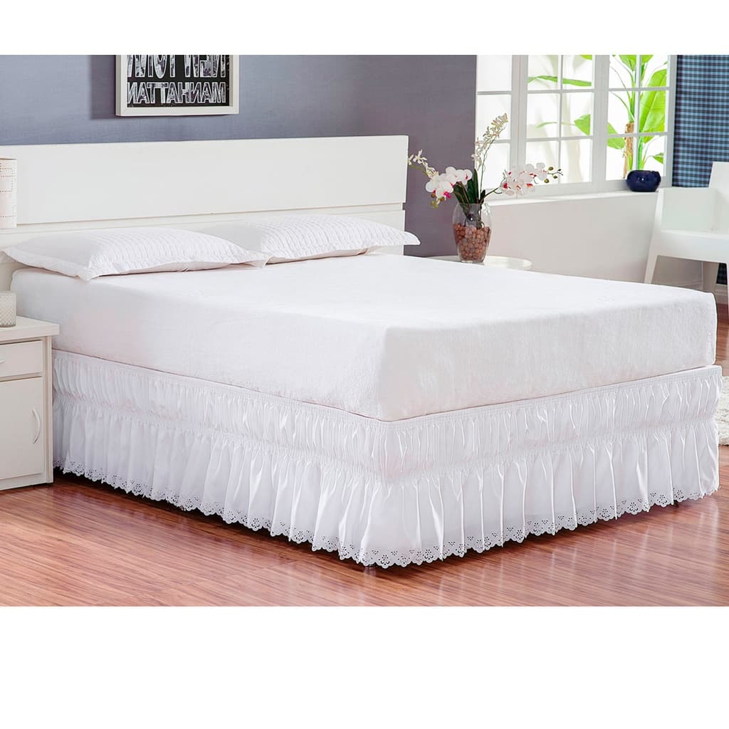 Saia para Cama Box King Perolla