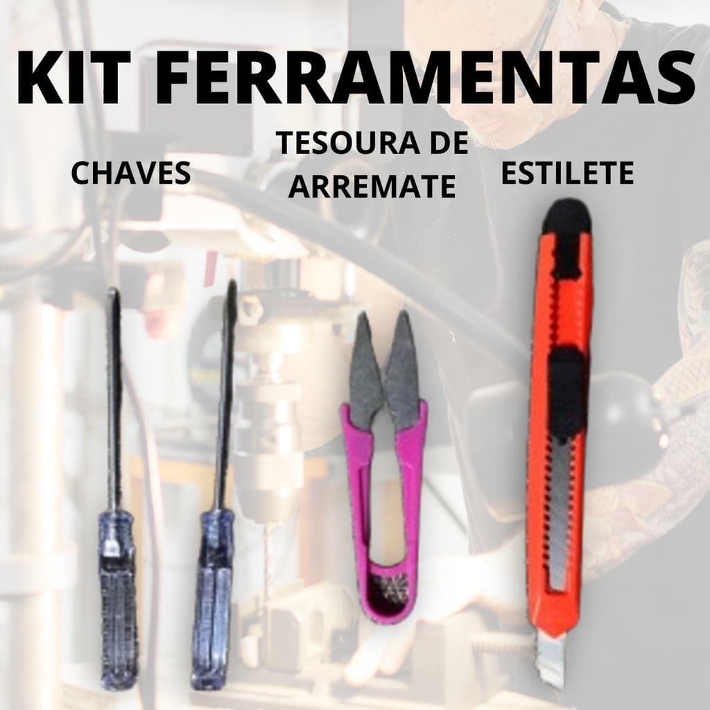 Kit Chave de Fenda Chave Philips Estilete e Tesoura - Serviços Leves Ferramentas