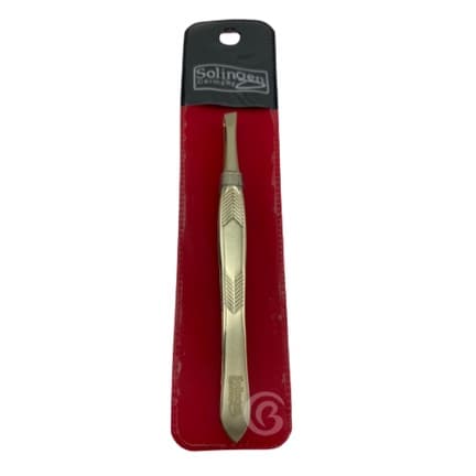 Pinça Chanfrada Solingen Para Designer De Sobrancelhas Original