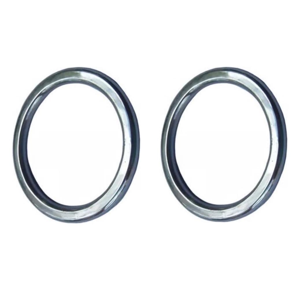Duas unidades de argola chata em inox varios tamanhos 14, 15, 16, 17, 18, 19, 20, 21, 22, 23, 24, 25, 26, 27, 28