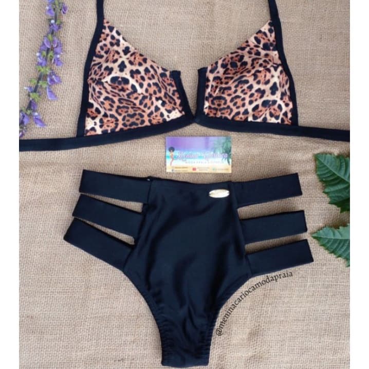 Biquini Aro V e Calcinha Hot Pant tamanho P