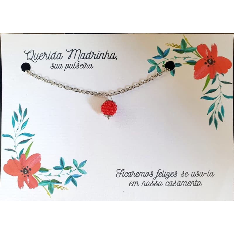 pulseira com pérola diversas cores para Madrinha e Daminha de Casamento tom prata