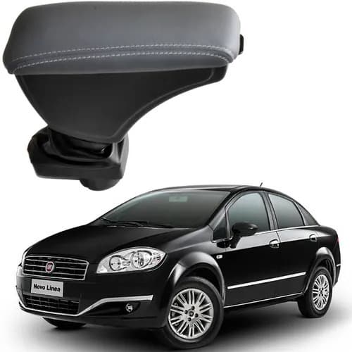 Encosto De Braço Fiat Linea 2008 À 2016 Apoio Descanso Carro