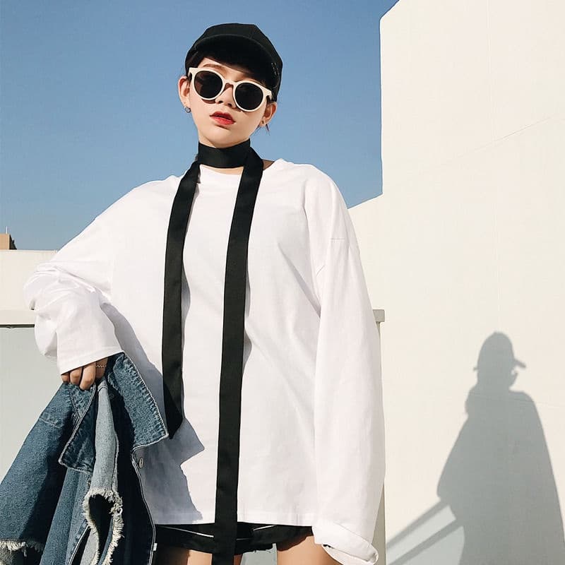 [5cm x 195cm] Gravata De Pescoço Longo Lenço De Seda Cetim Tecido Cinto Fita Multiuso