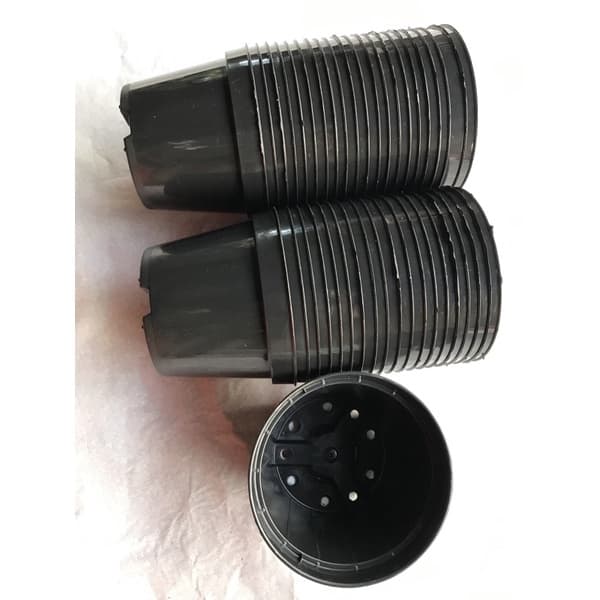 Kit vasos para plantas 40un. Pote 11 na cor Preta