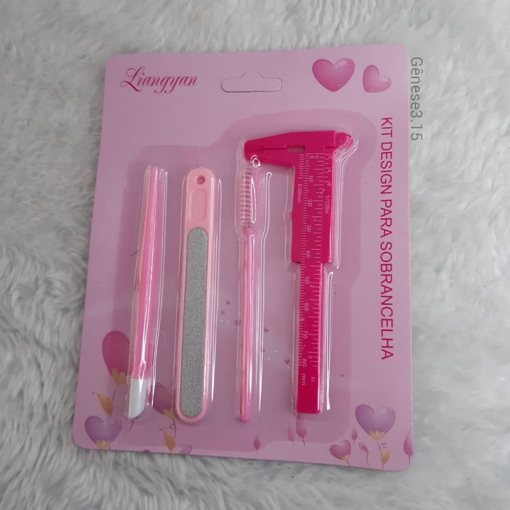 Kit Paquímetro Para Design Sobrancelha Profissional Liangyan