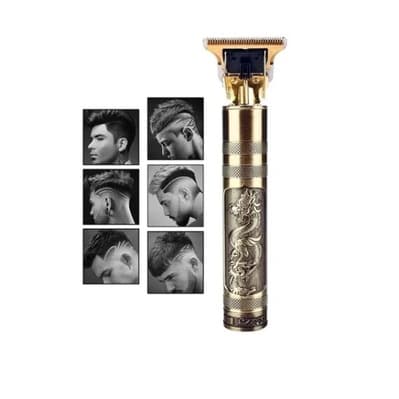 Máquina Dourada Dragão Acabamento, Corte De Cabelo E Barba Dragão
