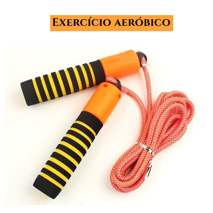 Corda De Pular Profissional Multifuncional Para Crossfit Fitness
