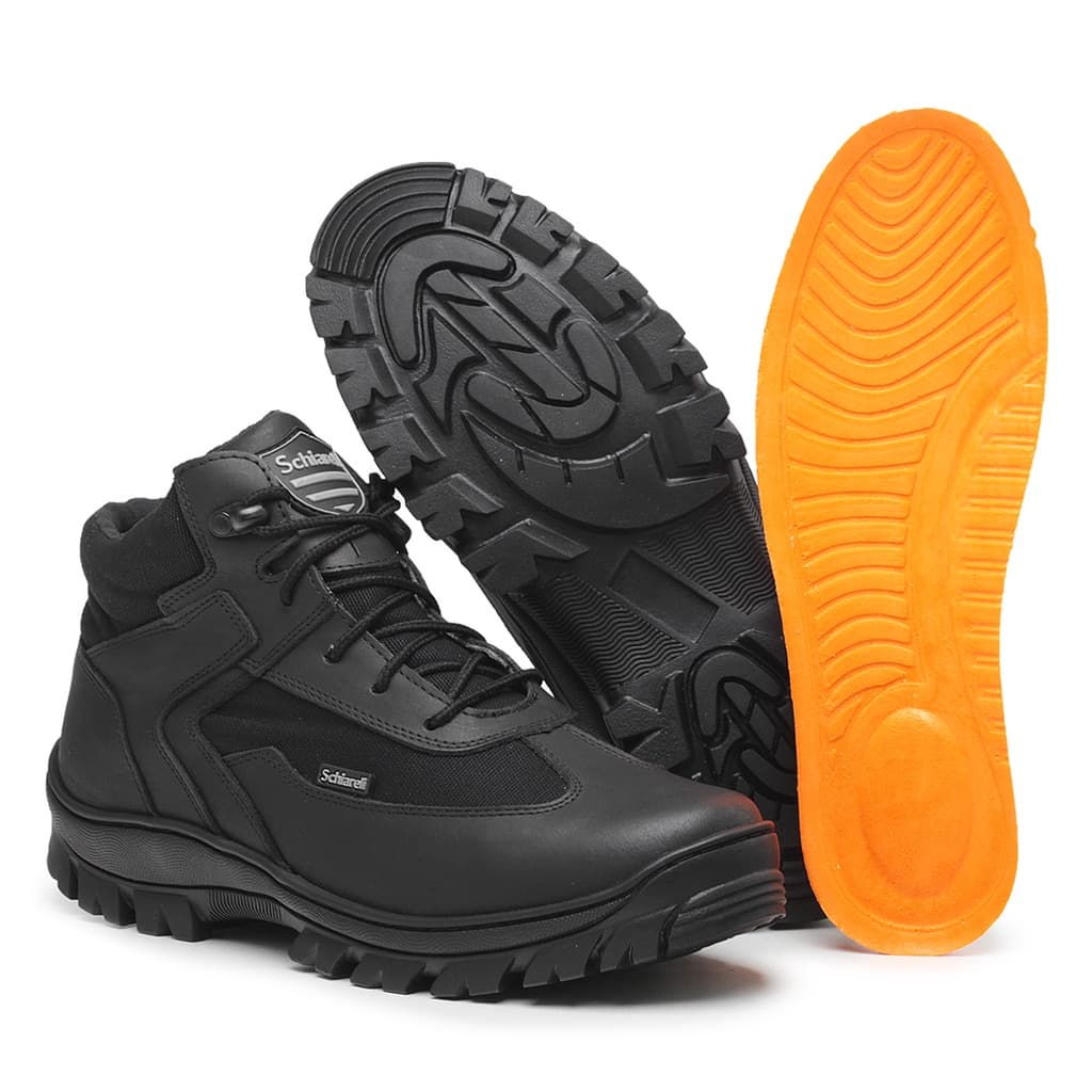 Coturno Militar 980 Schiareli Rocam Bota Tática Estilo Conforto Segurança