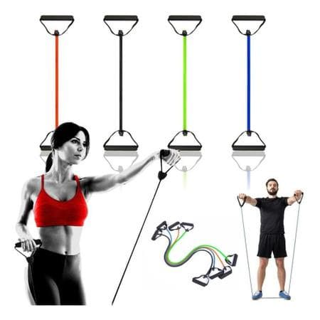 Extensor Elástico Treino Fitness Braço Ombro Bíceps Tríceps