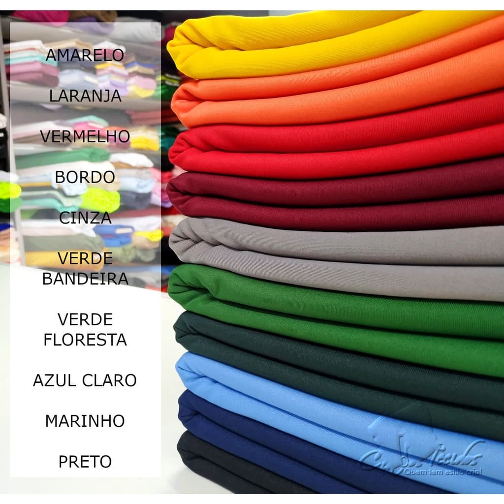 Tecido Helanca Escolar Tubular para uniformes e agasalhos