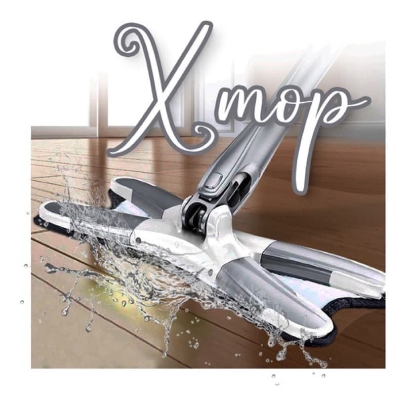 Refil X Mop Kit 2 Peças Rodo Magico Esfregão Mop Limpeza Dolce Home