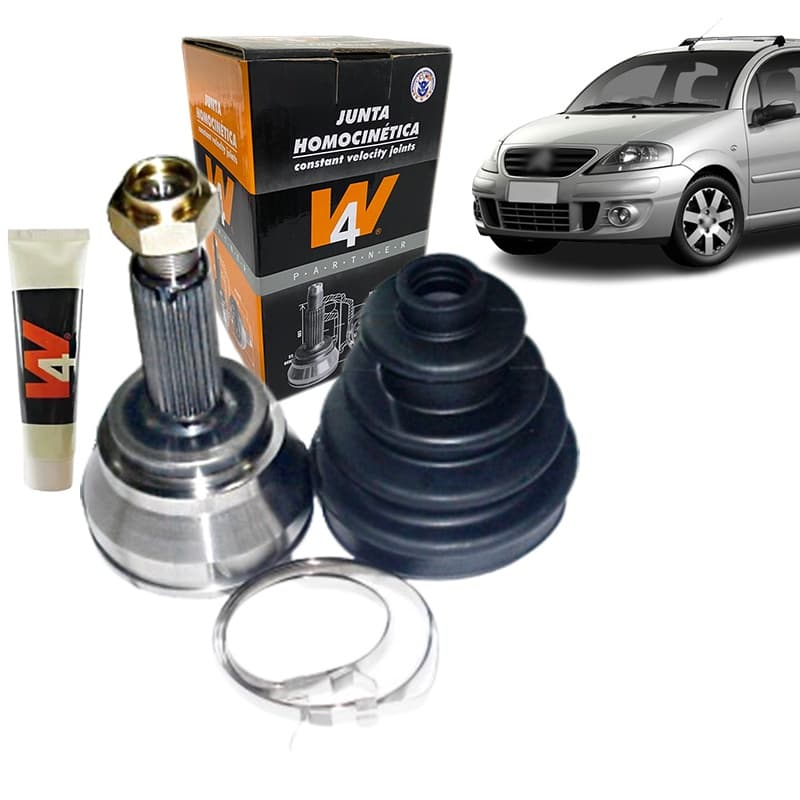 Junta Homocinética Citroen C3 1.4 8v 2002 Em Diante Motor Tu3jp Manual Trava Externa Dentes 21 Int X 21 Ext