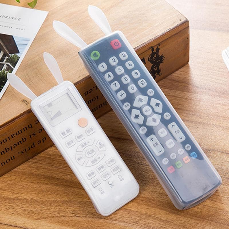 1pc Capa De Silicone De Coelho Lovable Controle Remoto Para Ar Condicionado / Conjunto De Tv À Prova D 'Água E Acessórios À Prova De Poeiras