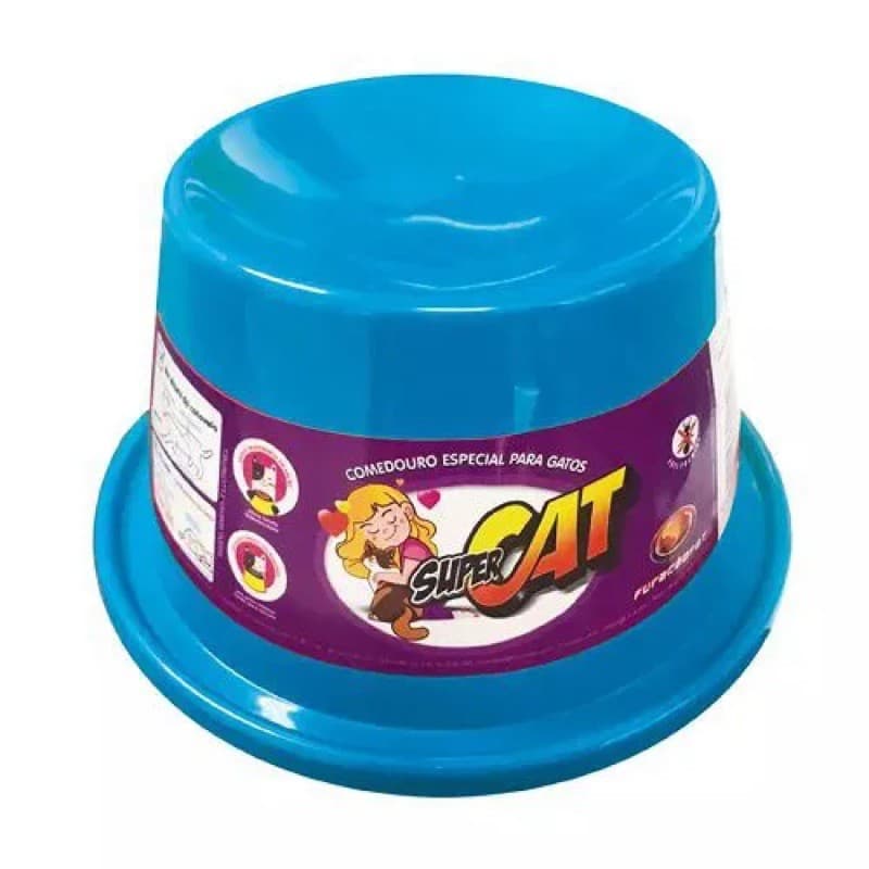 Comedouro Elevado Super Cat Funcional Ergonômico Furacão Pet