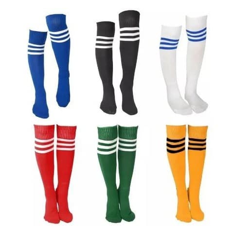 1 Par de Meião de Futebol Coloridos Importados