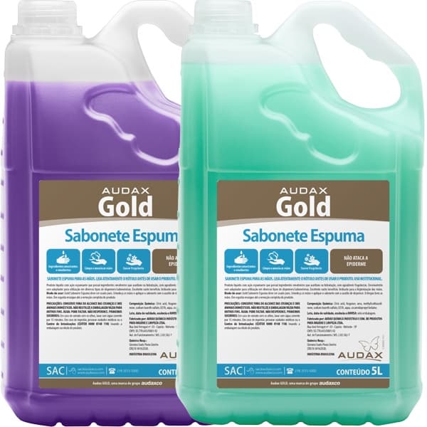 Sabonete Perfumado Espuma 5 L Audax Gold