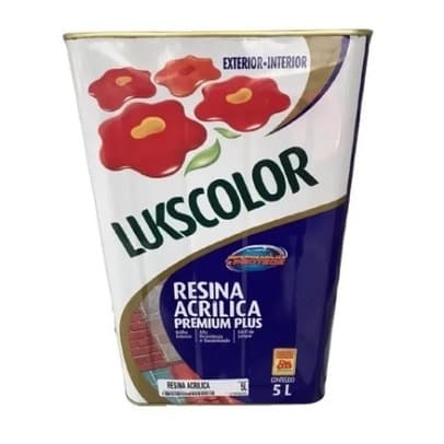 Resina Pedra Ardósia Acrílica Premium Plus Lukscolor 5lts