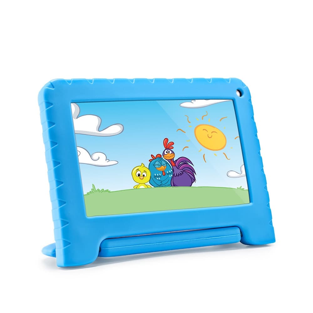 Tablet Galinha Pintadinha Wi-Fi 32GB Tela 7 Android 11 Go Edition com Controle Parental Multilaser - NB373