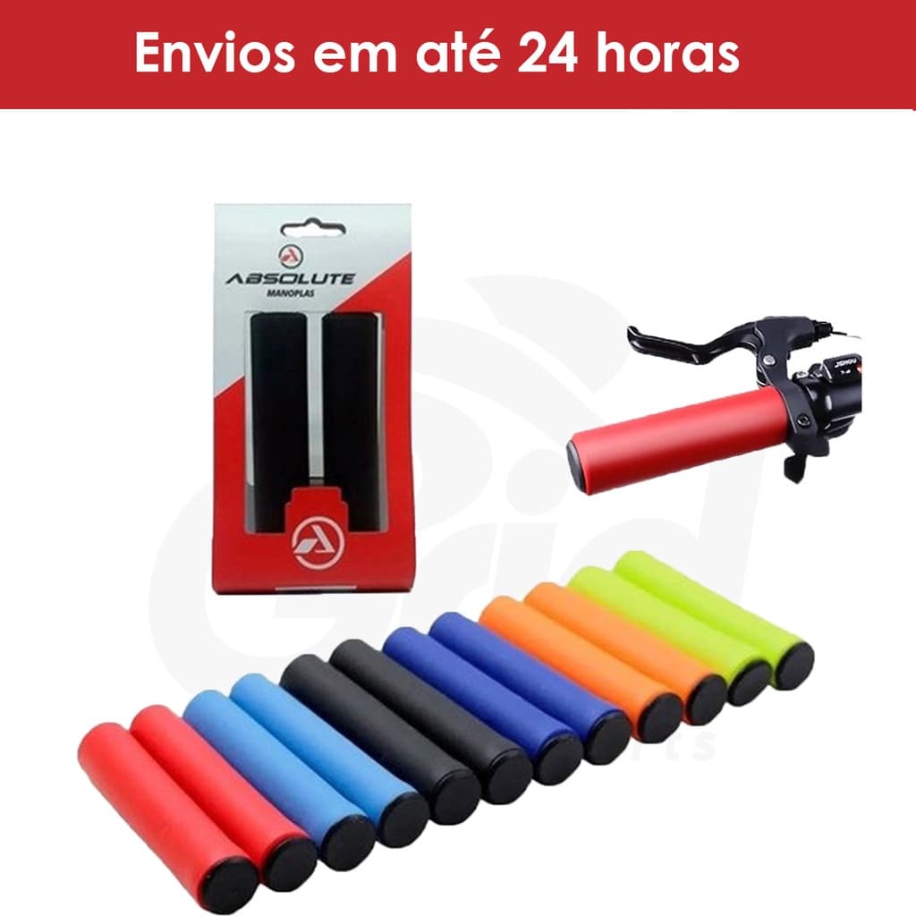 Manopla Silicone Bike Espuma Gel Punho Mtb Bicicleta