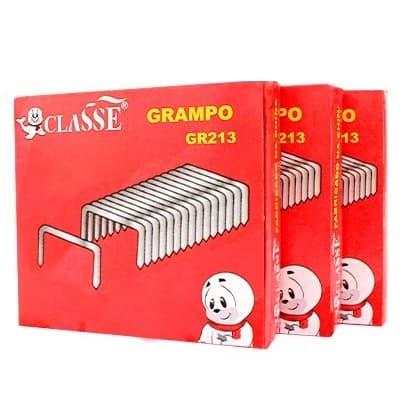 Grampo para Grampeador Profissional até 100 Folhas 23/13 Galvanizado 1.000 Unidades - ARUFORTE
