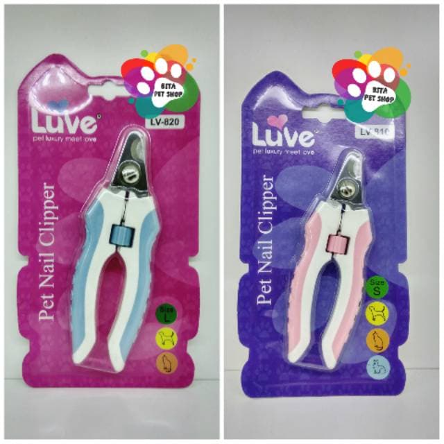 Luve Pet Nail Clipper LV 820/810-Cortador De Unhas/Alicate Para Cães E Gatos