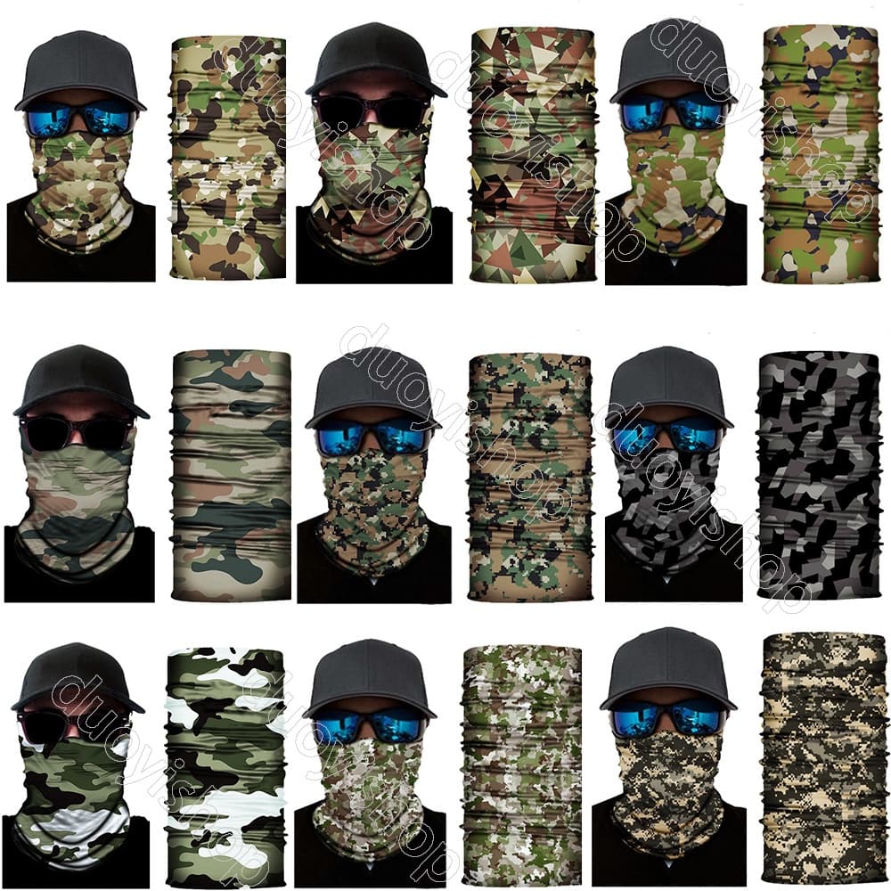 Bandana/Lenço De Cabeça Camuflagem Antipoeira UV Buffar/Esportivo De Motocicleta