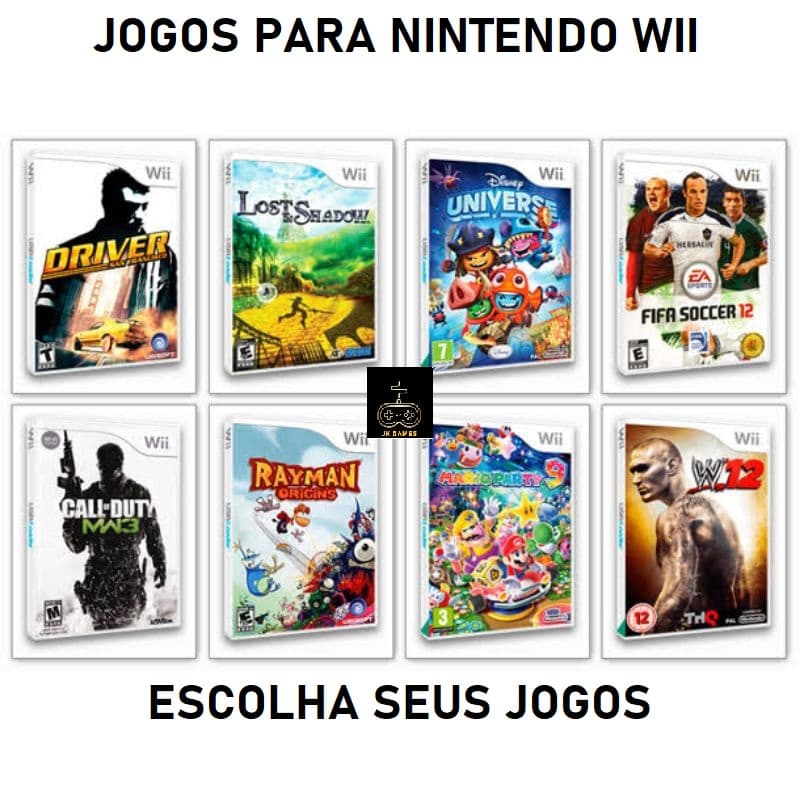 Jogos para nintendo wii coleção