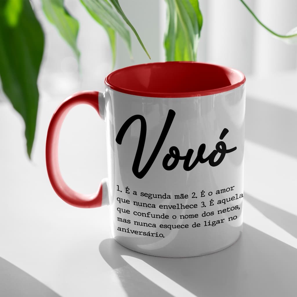 Caneca Vovó - Caneca Personalizada Vó