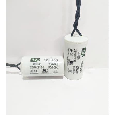 Capacitor Permanente 12uf 250vac Epx