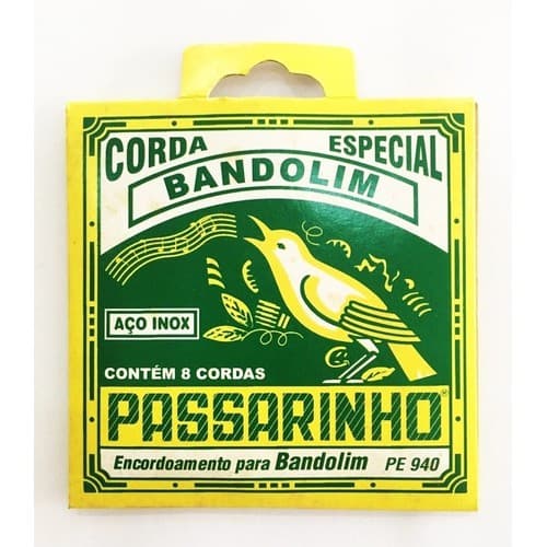 Jogo Cordas Encordoamento Bandolim Bolinha Passarinho Pe 940