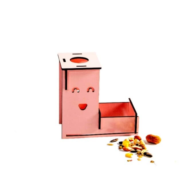 Comedouro para hamster suporte de bebedouro acessorios brinquedo