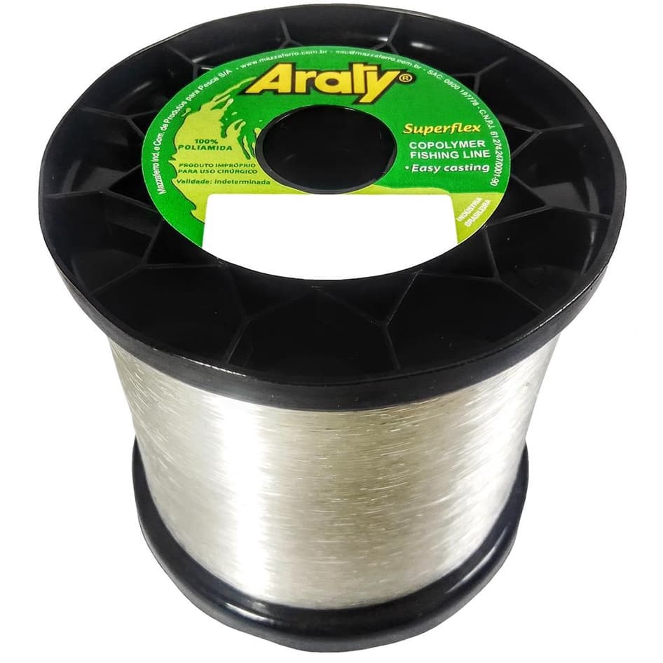 Linha de Pesca Araty Branca 500Gr varias medidas original