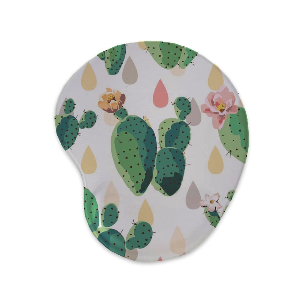 Mousepad - Cactos - Ergonômico Apoio De Punho Pulso