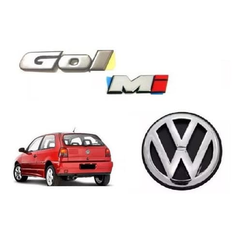 Kit Emblemas  Gol Mi Volkswagen Gol Bola G2
