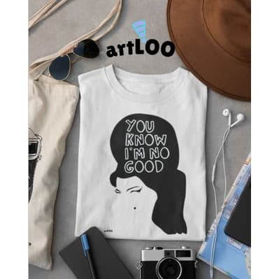 Camiseta Personalizada Amy "You Know i'm no good" "Amy" "musica" "Frases" - Promoção
