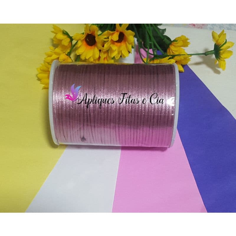 Fio de cetim Rabo de Rato 2mm 10 metros (macrame)