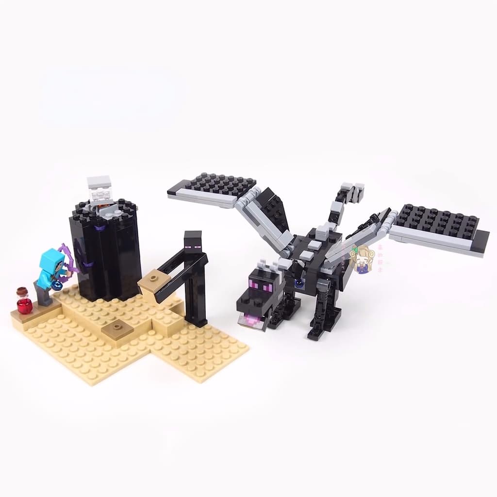Lego Minecraft 228pcs The End Dragon Battle Building Blocks Toy Assembled Toys for Children Birthday Christmas Gift