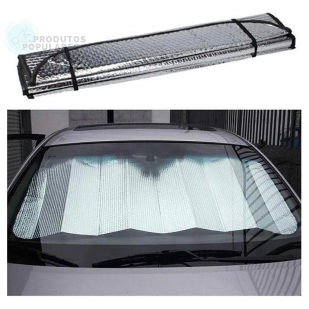 Protetor Solar Carro Parabrisa Quebra Sol Painel Tapa Sol veiculo carro caminhão - Promoção