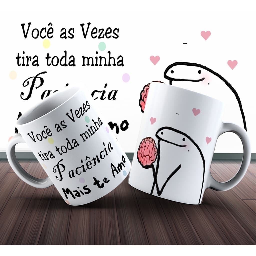 Caneca Personalizada Flork Bento Frases divertidas meme, caneca flork, caneca flork cake