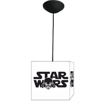 Luminária Pendente De Teto Modelo Star Wars Luminaria Geek